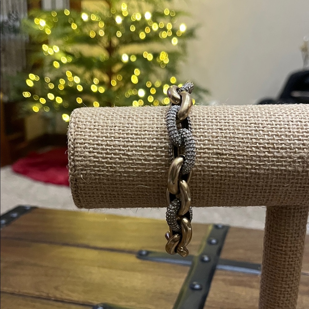 J. Crew Gold and Silver Chain Bracelet